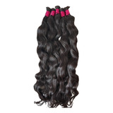 Cabelo Ondulado 60/65cm Humano Natural 100 Gramas Magahair