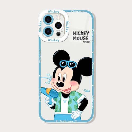 Funda Transparente De Minnie Mickey Mouse For iPhone 15 14