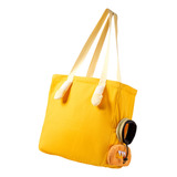 Transportín Para Gatos Suave, Bolso De Hombro L Amarillo