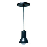 Luminaria Pendente Dled Modelo Stella 1 Lampada Escolha Cor Cor Preto 110v/220v