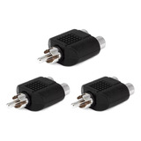 Adaptador Plug Rca Macho Stereo / Rca Hembra X2 Mono X3