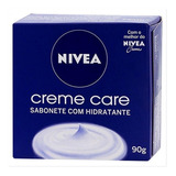 Sabão Em Barra Nivea Hidratante Creme Care De 90 G