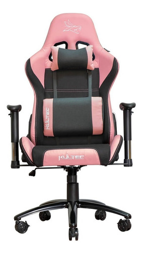 Silla Gamer Kultec X2 Series Vini Piel Tricapa Xl Rosa