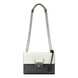 Bolsa Cross Body Nine West Nyg133278 Mujer Acabado De Los Herrajes Niquel Color Gris Multi Color De La Correa De Hombro Gris Diseño De La Tela Liso