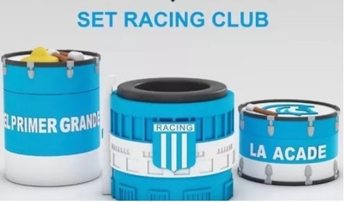 Stl Archivo Set Racing - Mate - Yerbero - Azucarero