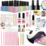 Kit Cabina Uñas Esculpidas Gel Uv O Esmaltes Semipermanentes