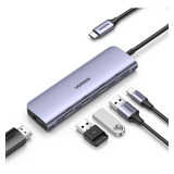 Ugreen Hub Usb-c A 3 Puerto Usb 3.0 A + Hdmi + Pd