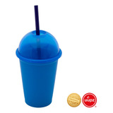 30 Vasos Tipo Bolo Para Fiesta- Candy Bar Mini Saturn 12 Oz Color Azul Neón