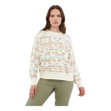 Sweater Mujer Jacquar Suave Menta Corona