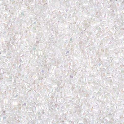 Miyuki Delica Bolas De Semillas 11-0 Cilindro - White Opal A