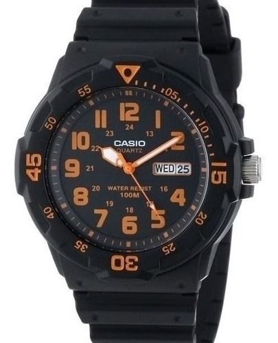 Reloj Casio Mrw-200h-4b Sports 100m Aro Biselado 