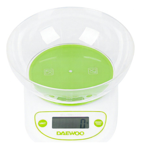 Báscula De Cocina Digital Daewoo Dks-2054 Color Verde Lima