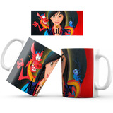 Mug Taza Mulán Disney Princesa Regalo