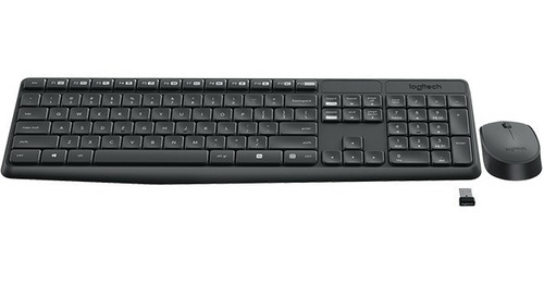 Teclado E Mouse Wireless Perfil Baixo Logitech Mk235