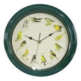 Reloj De Pared Colgante Con Pájaro Cantor, Reloj De Pared