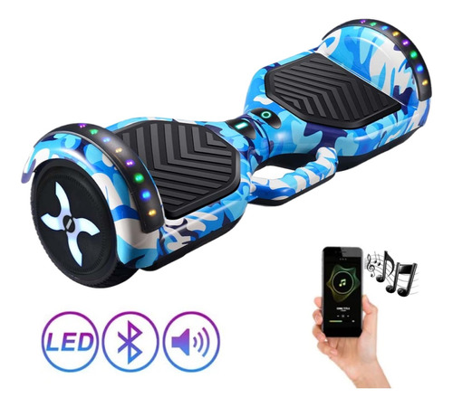 Hoverboard Overboard Infantil Skate Elétrico Led Alça Bolsa