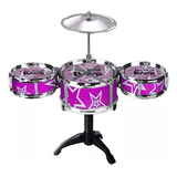 Bateria Infantil Musical Mini 4 Elementos Palermo Znort