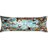 Cojin Almohada Larga Cielo 10 Jugadores Futbol 35x100cm