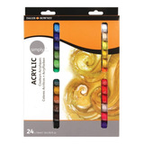 Acrilicos Daler Rowney Acrylic Simply X 24 Colores