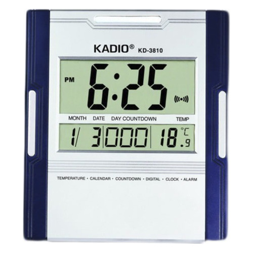 Reloj Digital Kadio De Pared O Mesa Con Temperatura Y Fecha