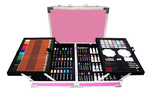 Set De Arte 145 Pcs Maleta Lapices Pintar Lapiz Para Pintar