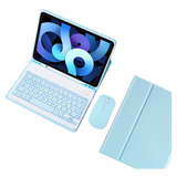 Funda Con Teclado Iluminado&mouse Para iPad 10.2 Inch 9/8/7ª