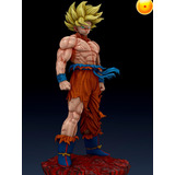 Stl Dragon Ball Goku Figura + Busto Archivo  Impresion  3d