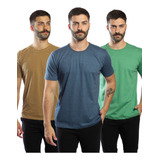 Kit Camiseta Premium Estonada Malha Sustentavel Slim 03