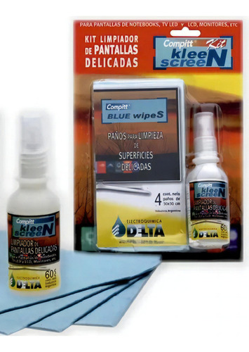 Kit Limpieza P/ Pantallas Delicadas Notebook Tv Led Delta