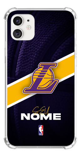 Capa Capinha Com Nome Personalizada Lakers 2
