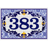 2 Azulejos Portugues  Numero Residência 20x30  E 20x20cm