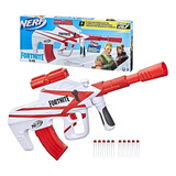 Lanzador De Dardos Hasbro F2344 Color Blanco Nerf: Fortnite