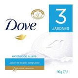 Jabon Dove Exfoliacion Suave X 3und X 90g