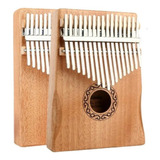 Kalimba 17 Teclas Africana Com Acessórios