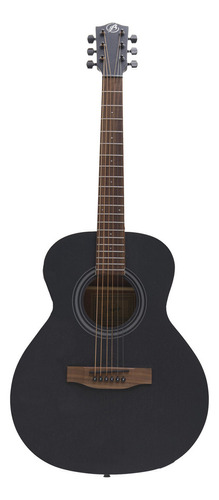 Guitarra Acústica Bamboo Ga-38-bk Con Funda Negra Mate Color Negro Orientación De La Mano Diestro