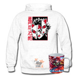 Poleron + Taza, Mascara Tanjiro Kamado, Cazador, Demonios, Kimetsu No Yaiba / The King Store