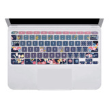 Protector De Teclado Diseno Floral Para Lenovo Chromebook