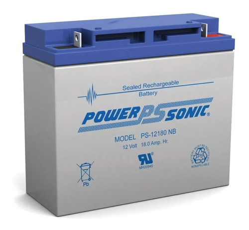 Batería Recargable Power Sonic Ps 12180 12v 18ah (nueva)