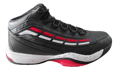 Tenis Fila Spitfire Negro Con Blanco 1bm01817014