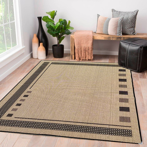 Tapete Para Sala 200x250 Quarto S+590 Sisal Tabaco Promoção.