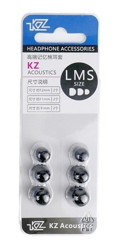 Espumas Memory Kz In Ear - 3 Pares