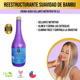 Crema Sellante Trabajos Capilares Suavidad De Bambu Solfer