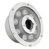 3pz Empotrables Led 9w=90w Sumergible Fuentes Alberca 6500k