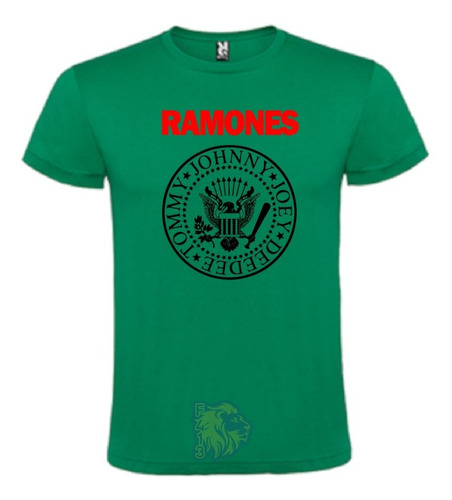 Polera Estampada Ramones, Rock, Música, Romanosmodas