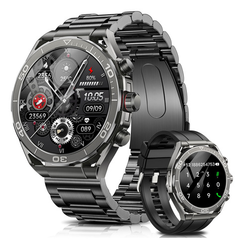 Reloj Inteligente Hombre Deportivo Reloj Samrtwach Bluetooth