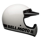 Bell Casco Moto-3 (blanco Brillante Clasico - Xl)
