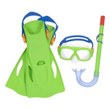 Kit De Buceo Pata De Rana Snorquel Bestway Junior Infantil 