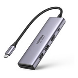 Ugreen Hub Usb-c A 3 Puertos Usb 3.0 A+hdmi+sd/tf