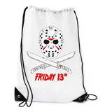 Jason Friday 13 Halloween Tula Sport, Tula Deportiva, Bolso Color Blanco