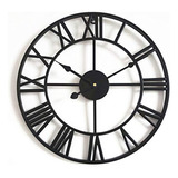 Reloj De Pared Decorativo De Metal De Gran Tamaño